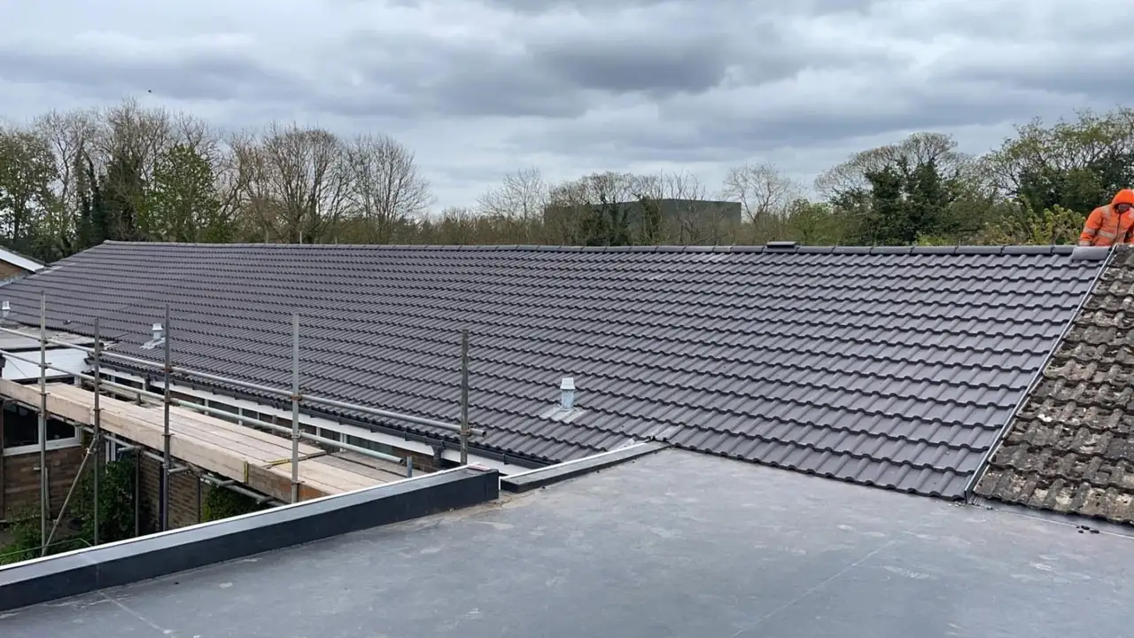 New roof installation by RML Ground Maintenance