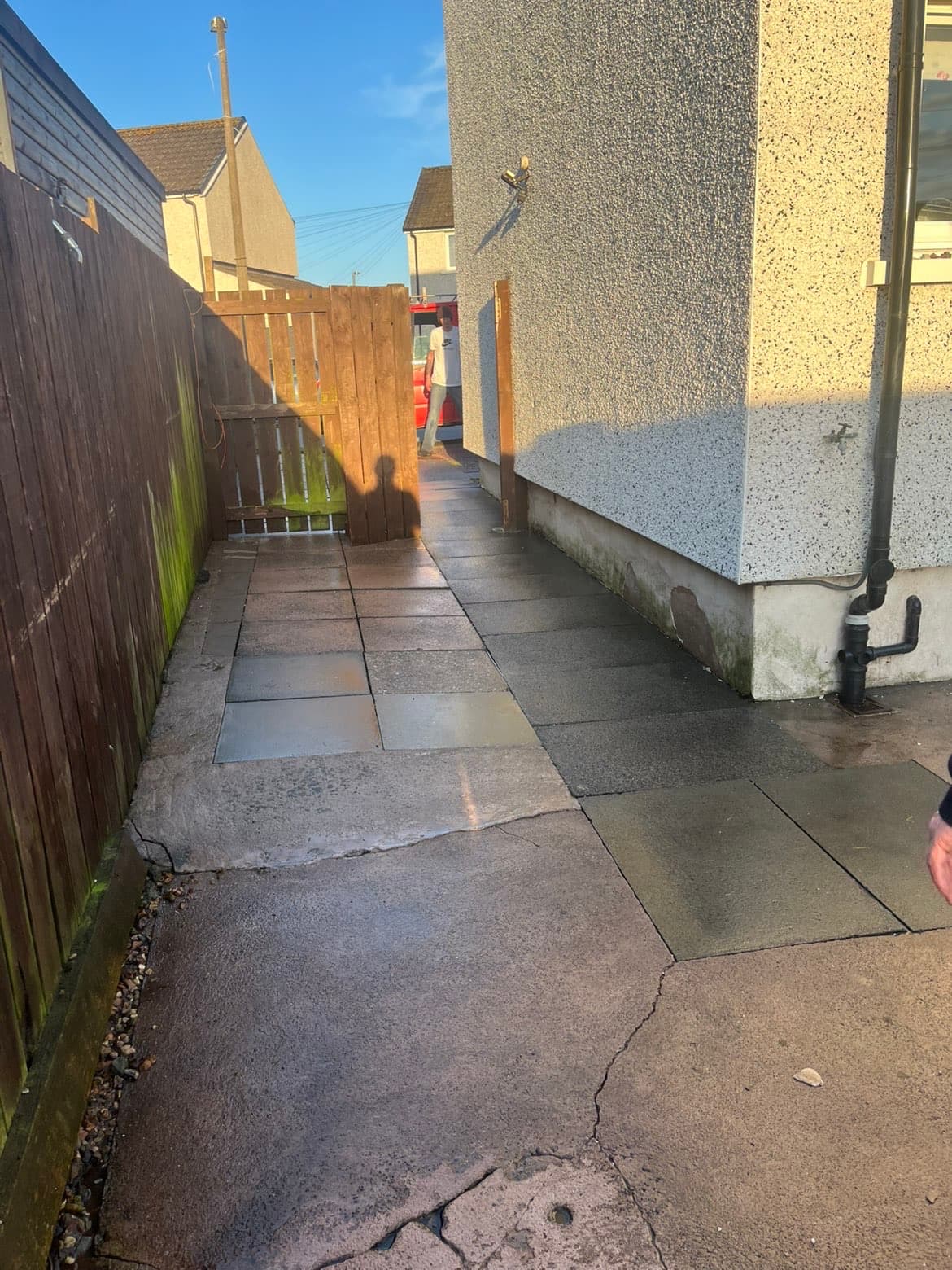 Professional pressure washing results in Dumfries