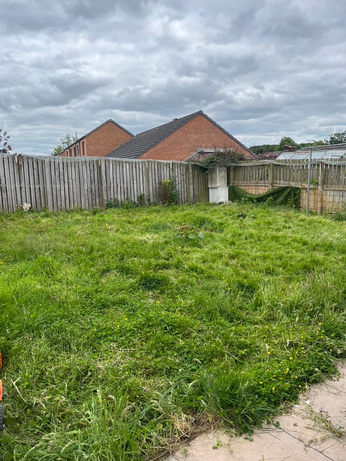 Before: ground maintenance by RML Ground Maintenance